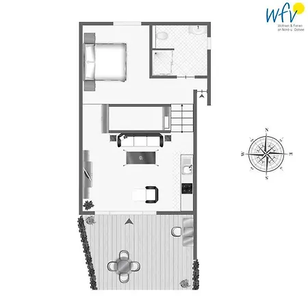Apartment Haus Inselrose Sandroeschen *